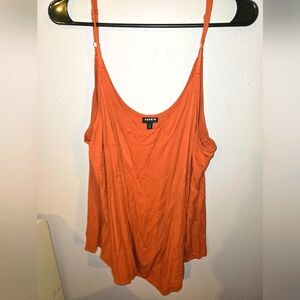 Torrid Orange Sleeveless Relaxed Camisole